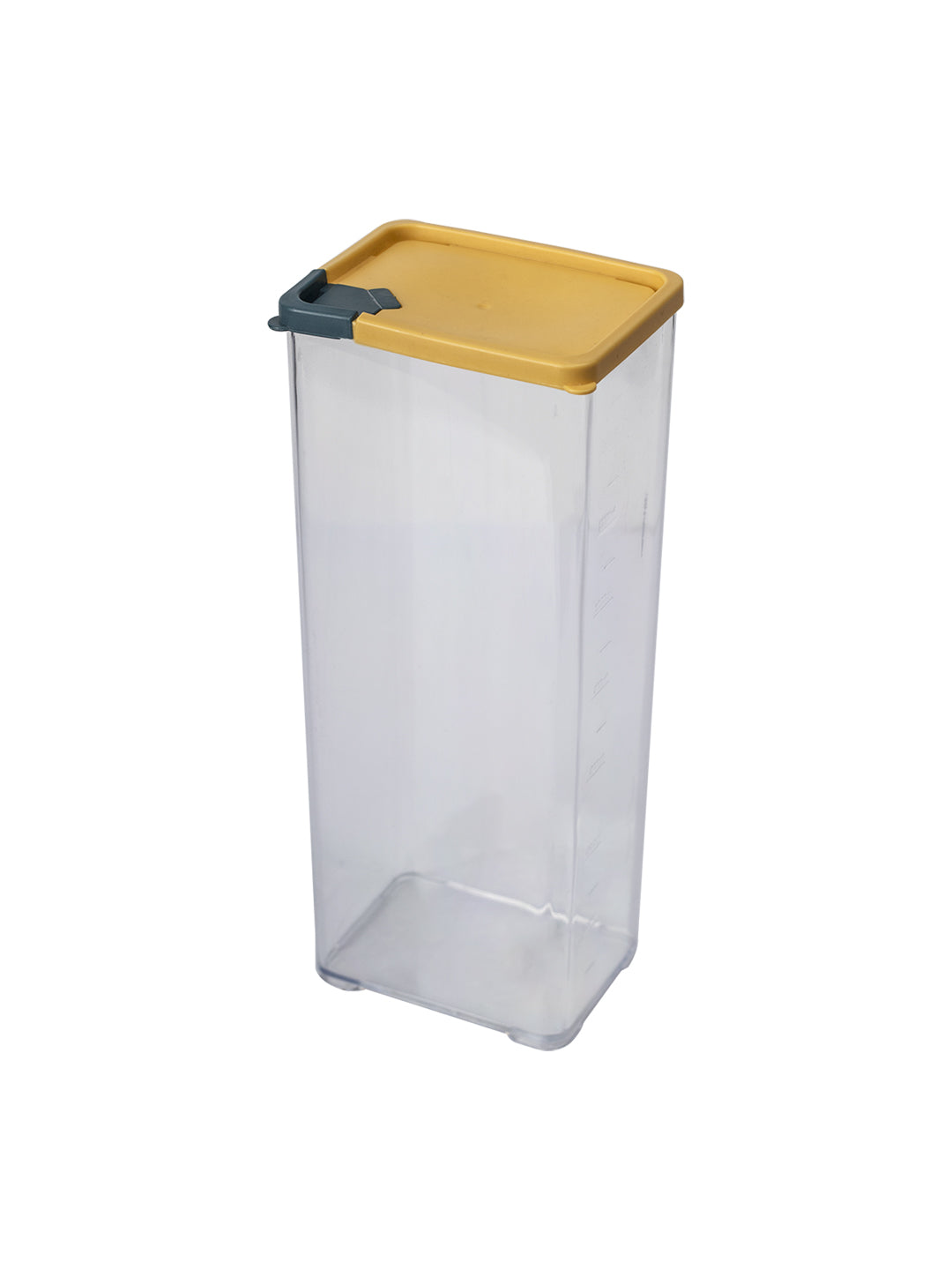 VON CASA Tall Plastic Cereal Dispenser Jar With Lid - Yellow