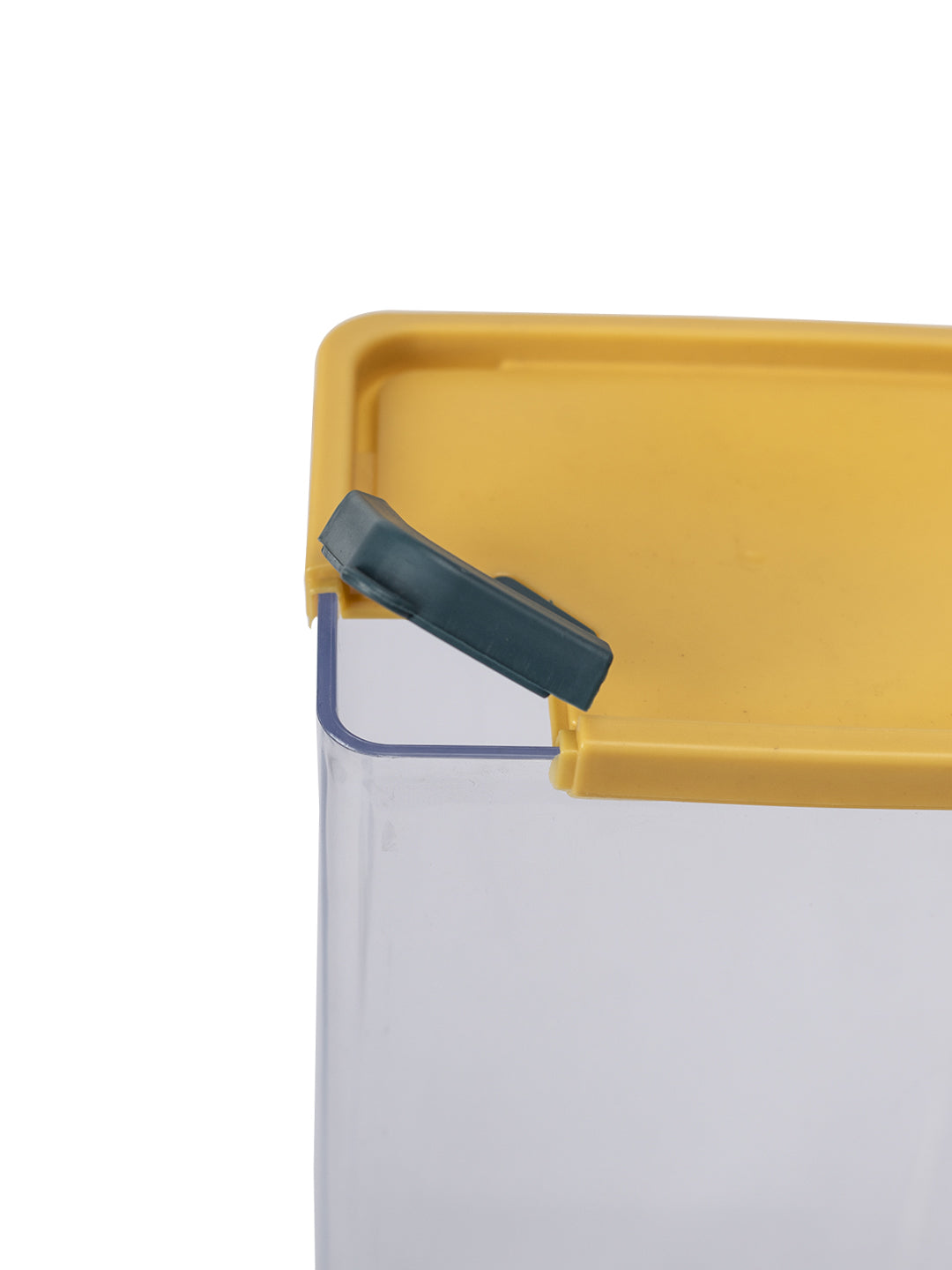 VON CASA Tall Plastic Cereal Dispenser Jar With Lid - Yellow