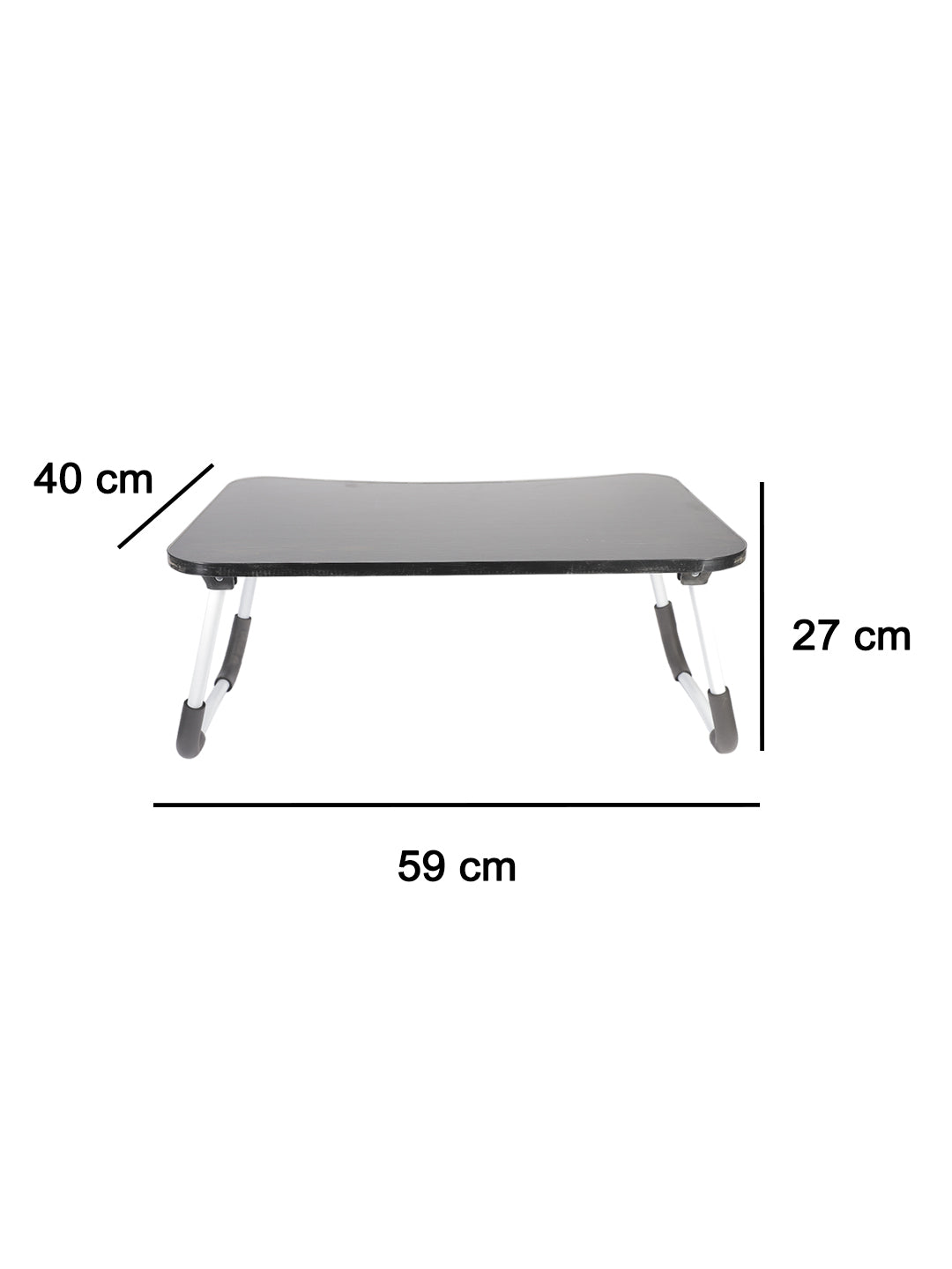 VON CASA Foldable And Portable Wooden Laptop Table - Grey
