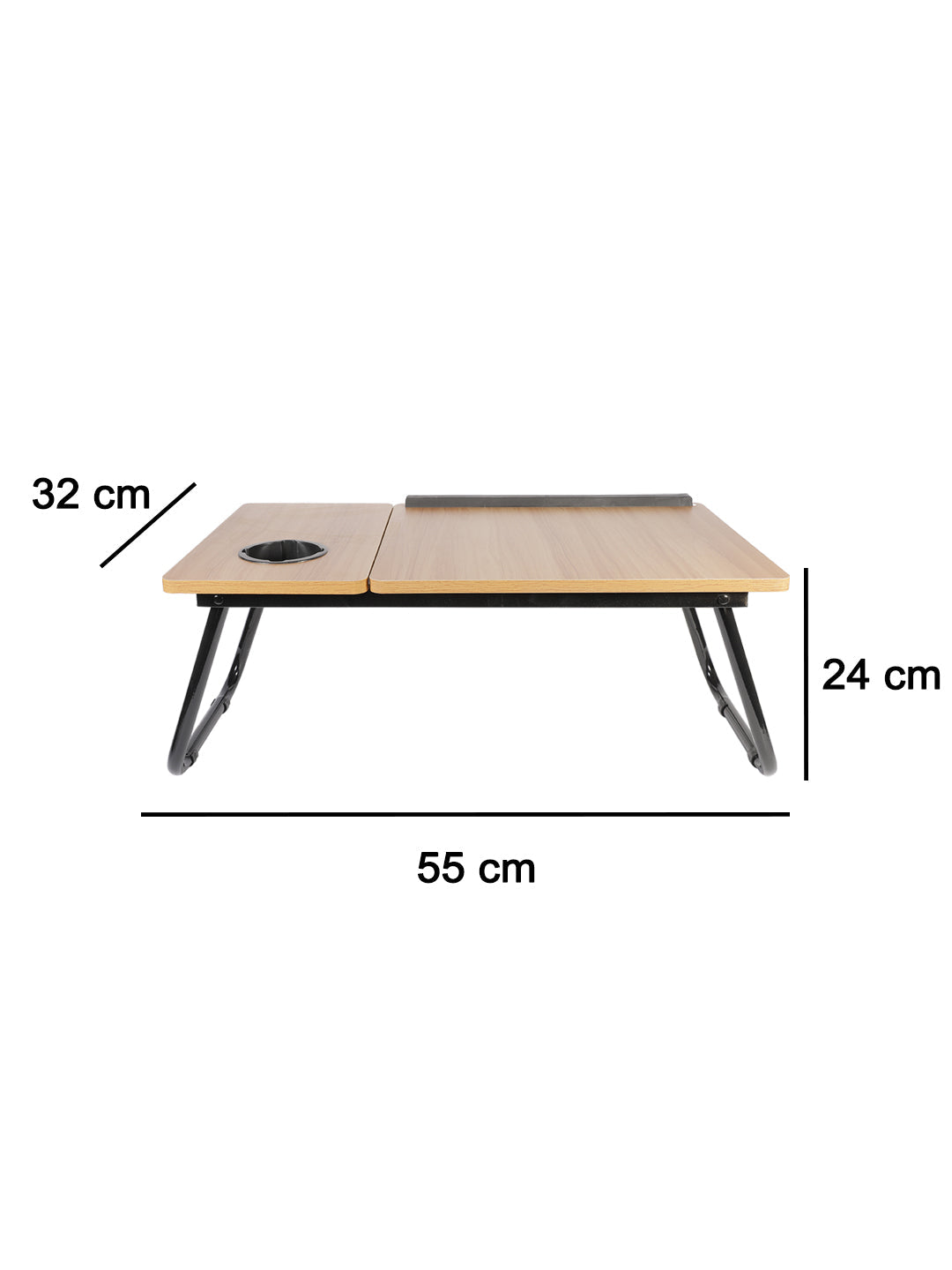 VON CASA Multicolor-Purpose Laptop Table - Sand Brown