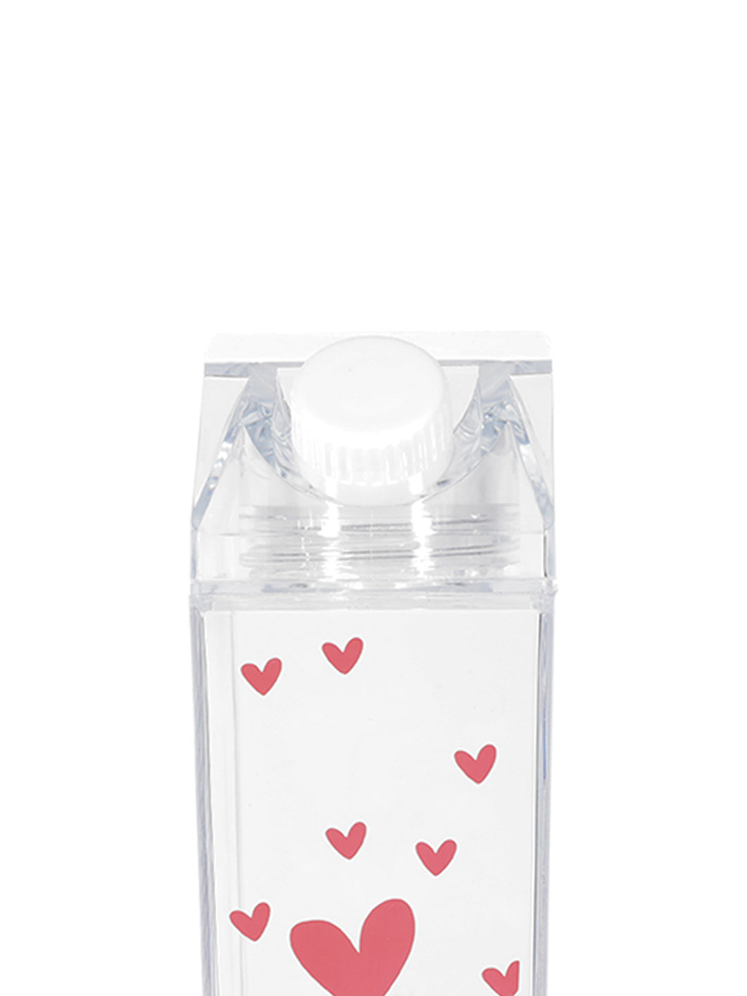 VON CASA "LOVE" Plastic Juice Bottles - 500Ml, Transparent