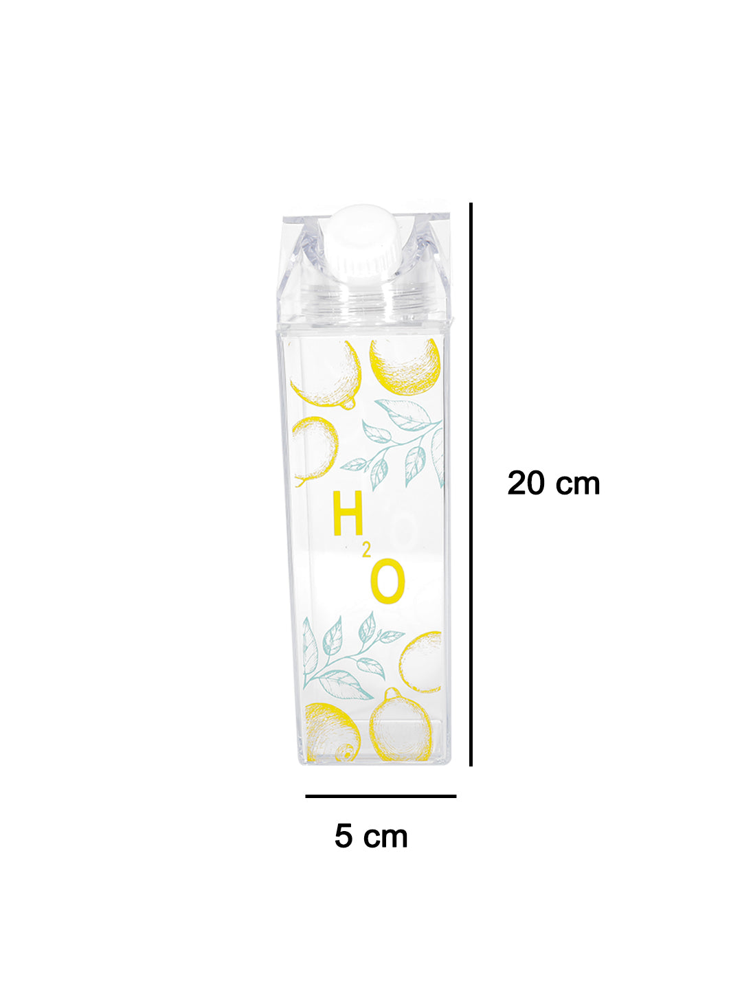 VON CASA "H2O" Plastic Juice Bottles - 500Ml, Transparent