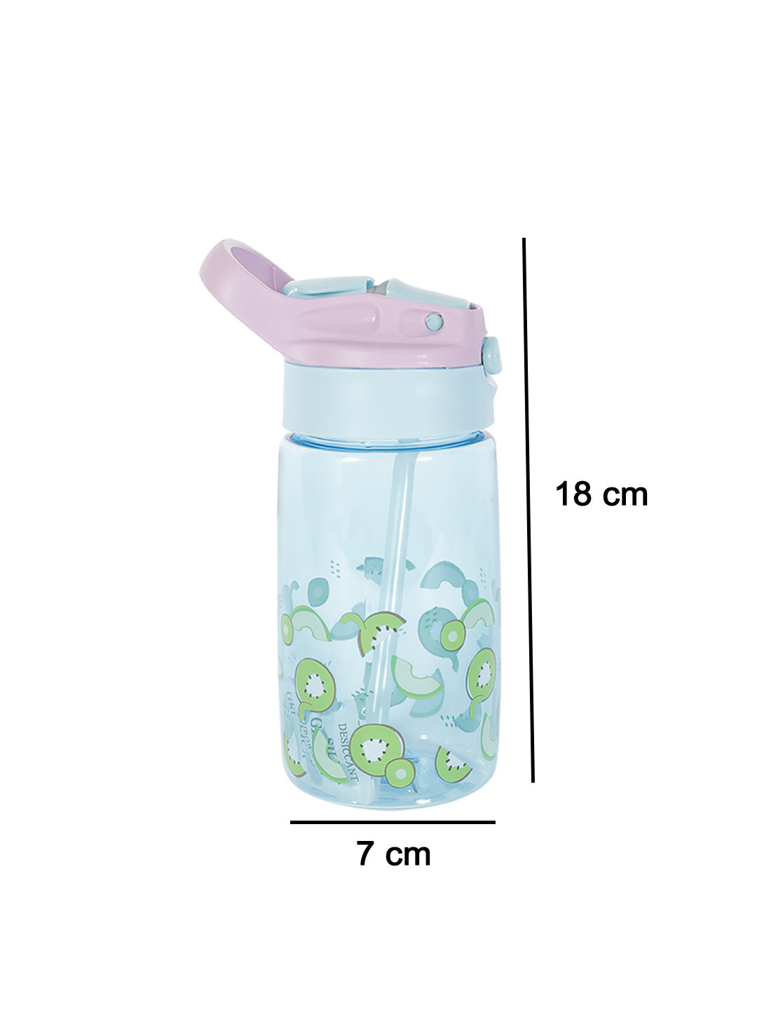 VON CASA Sipper Water Bottle - Blue, 480Ml