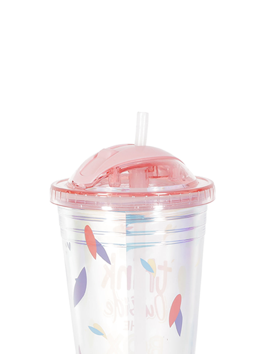 VON CASA Multicolor Sipper Tumbler With Straw - 450Ml