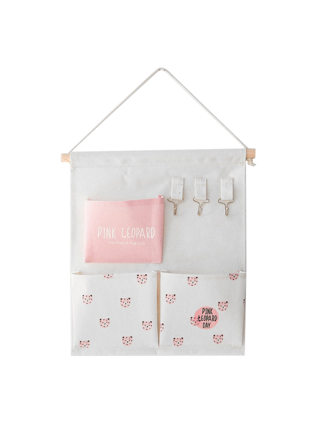 VON CASA Wall Door Hanging Storage Organizer 3 And Key Hook - Multicolor