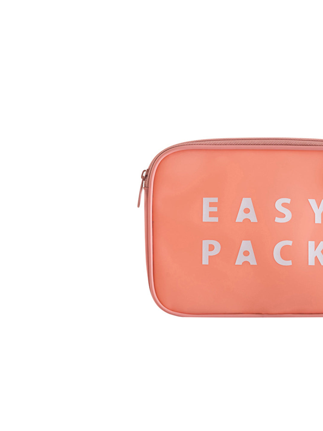 VON CASA Peach Plastic Travel Pouch