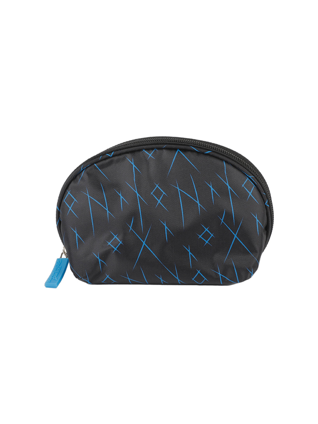 VON CASA Travel Toiletries Pouch - D Shape, Black