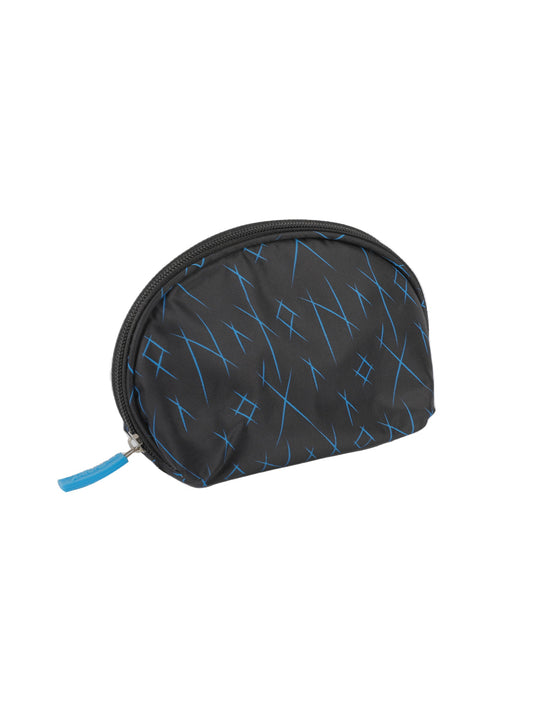 VON CASA Travel Toiletries Pouch - D Shape, Black