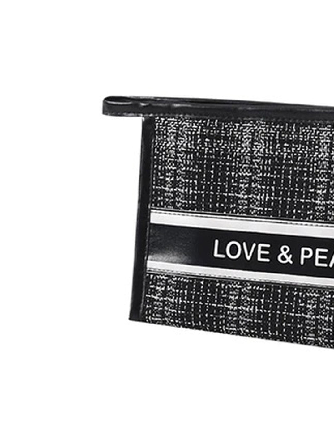 VON CASA Trapezoid Black Multicolorpurpose Travel Pouch - 23X7.2X15.2Cm