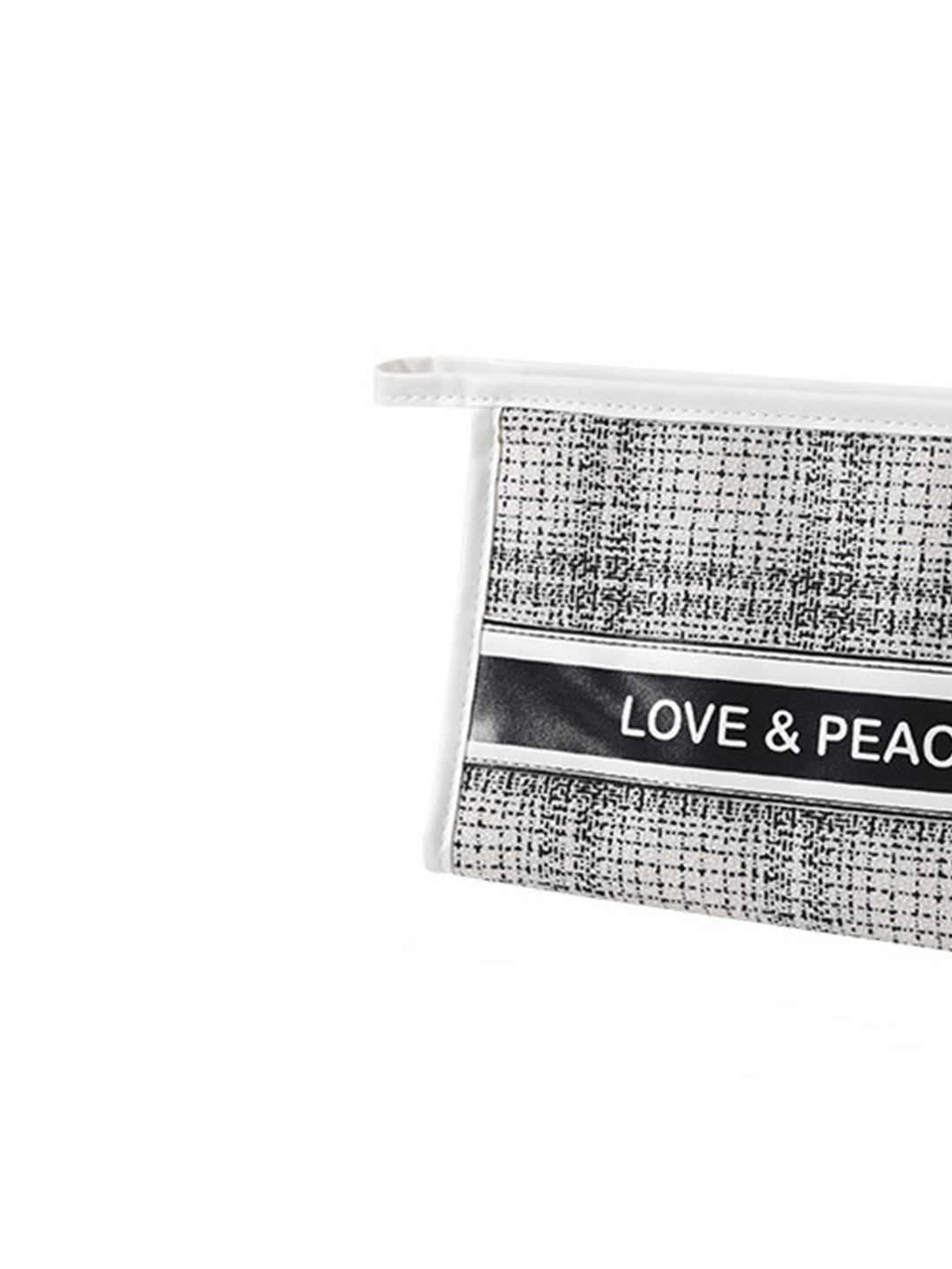 VON CASA Trapezoid White Multicolorpurpose Travel Pouch - 23X7.2X15.2Cm