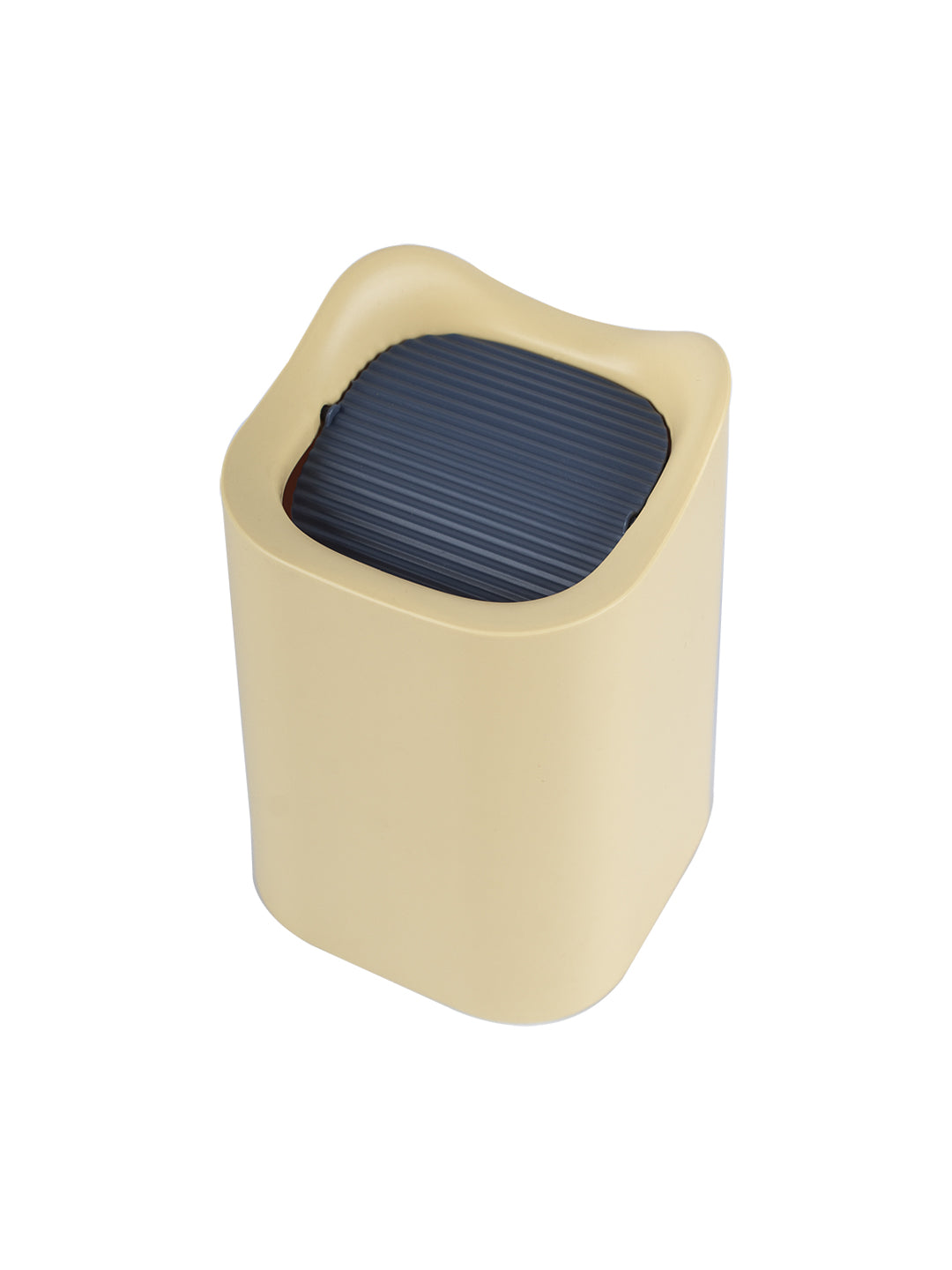 VON CASA Modern Table Dustbin - 1500ml, Yellow