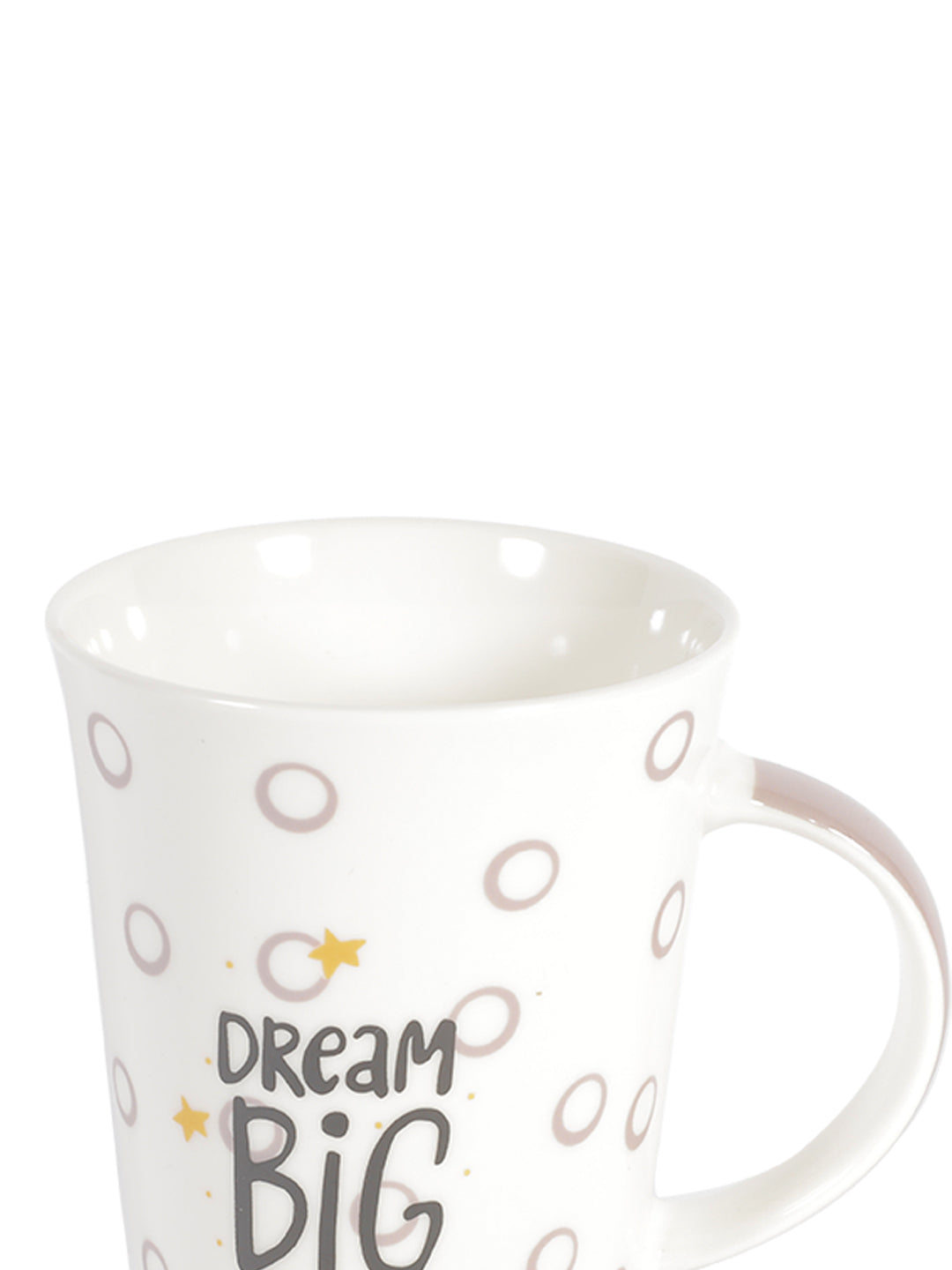 VON CASA 350Ml "dream BIG" Mug - White