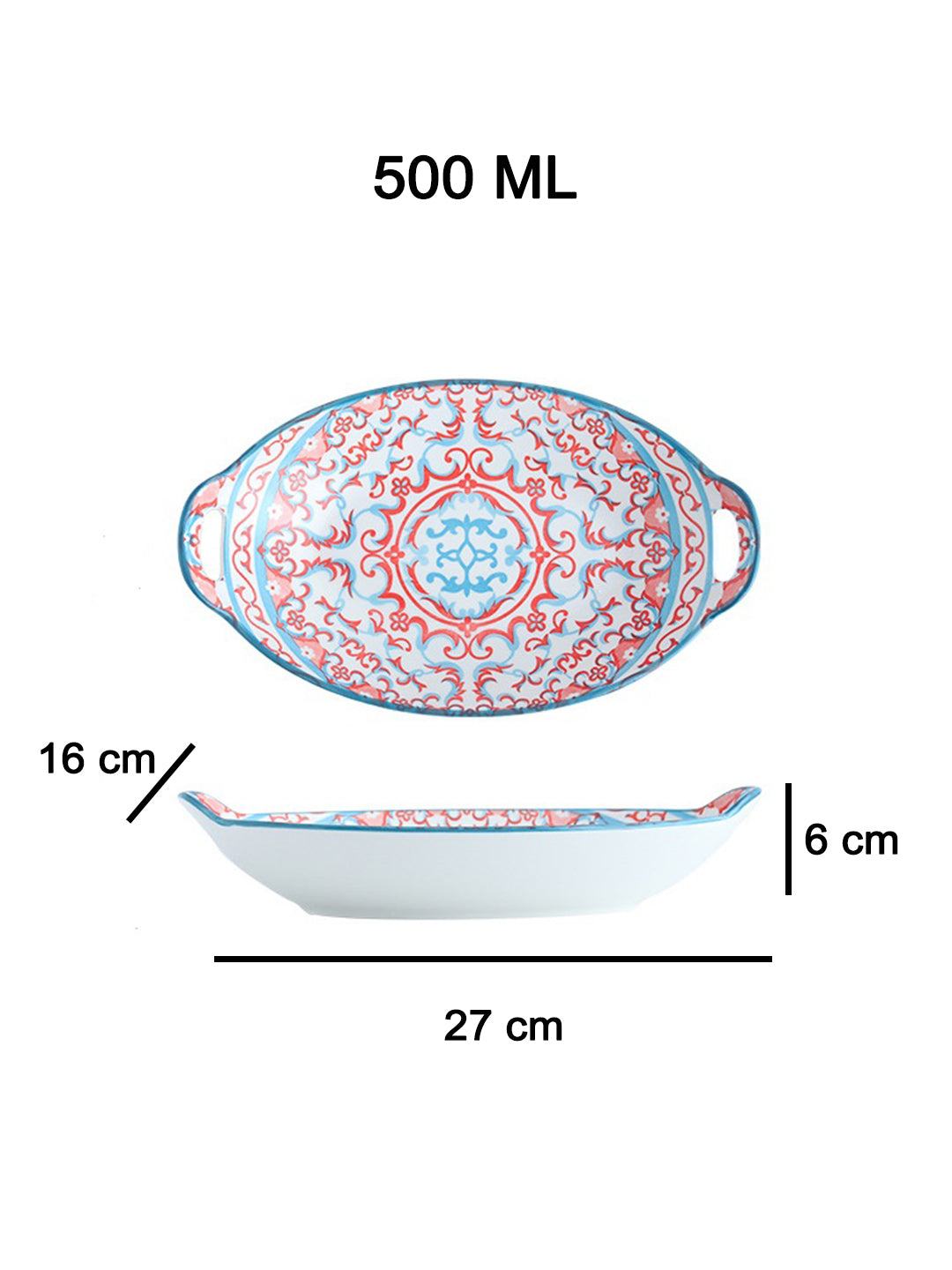 VON CASA Pink Serving Platters