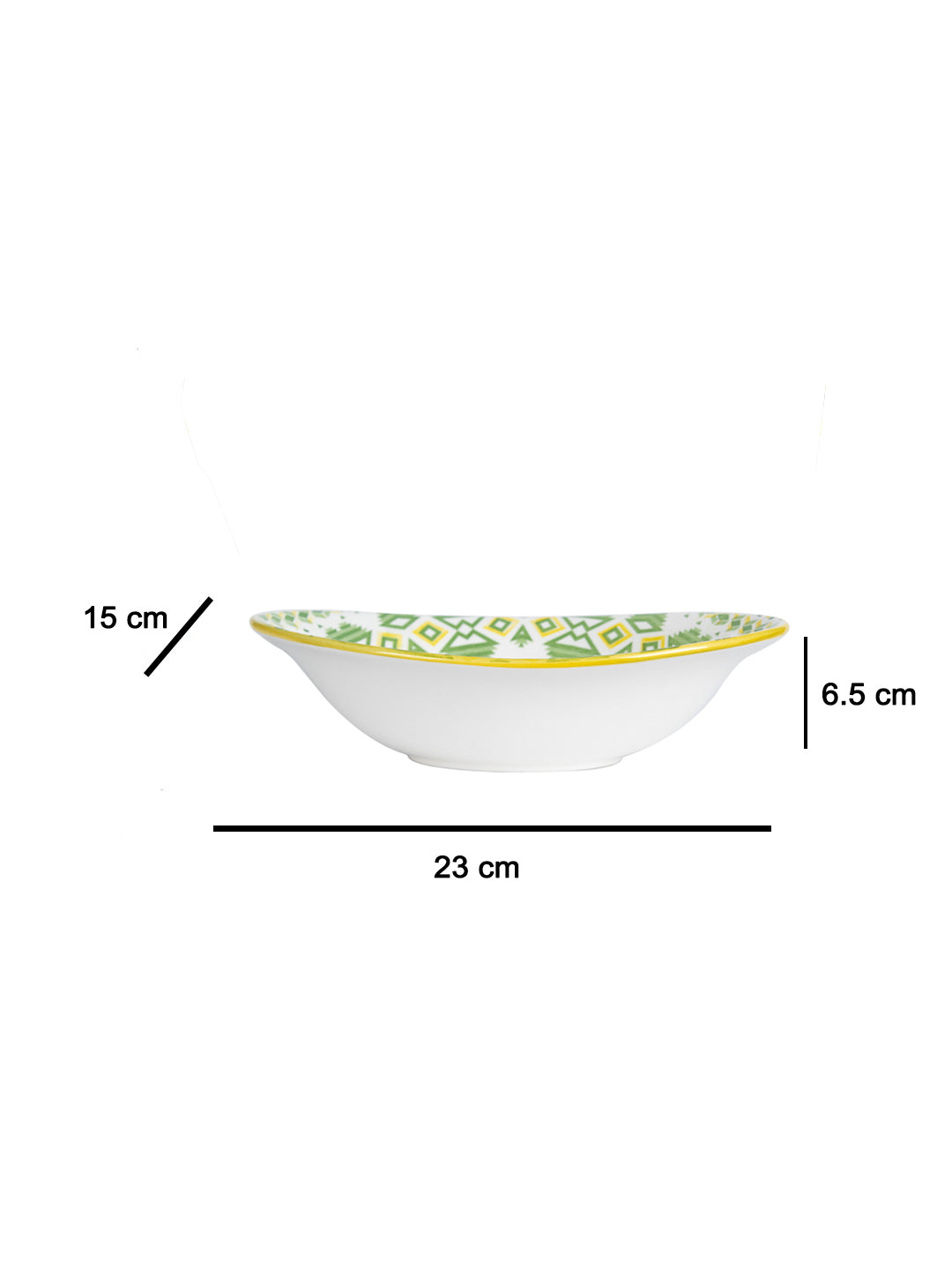 VON CASA Yellow Serving Platters