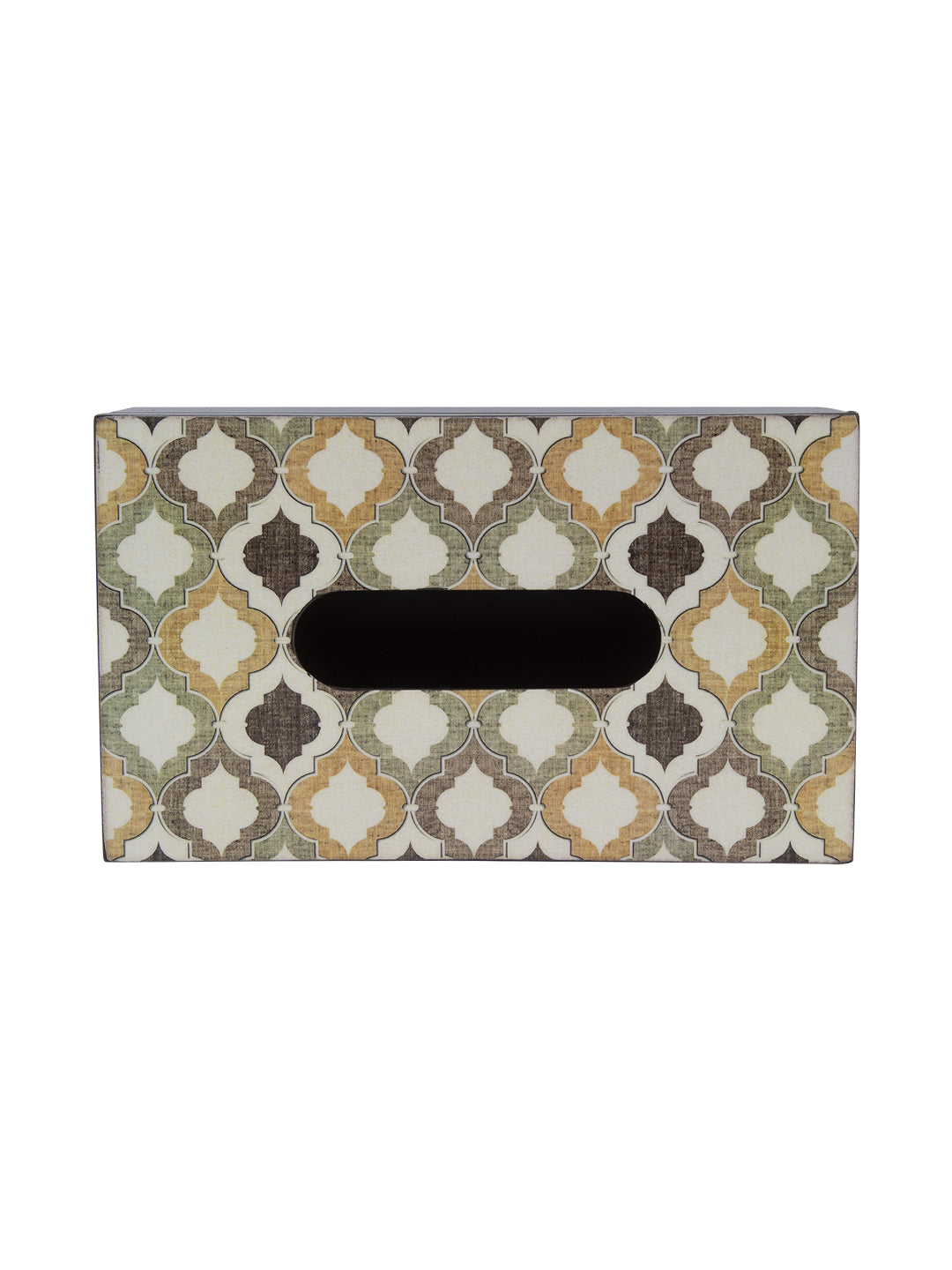 Mdf Brown Rectangular Tissue Box