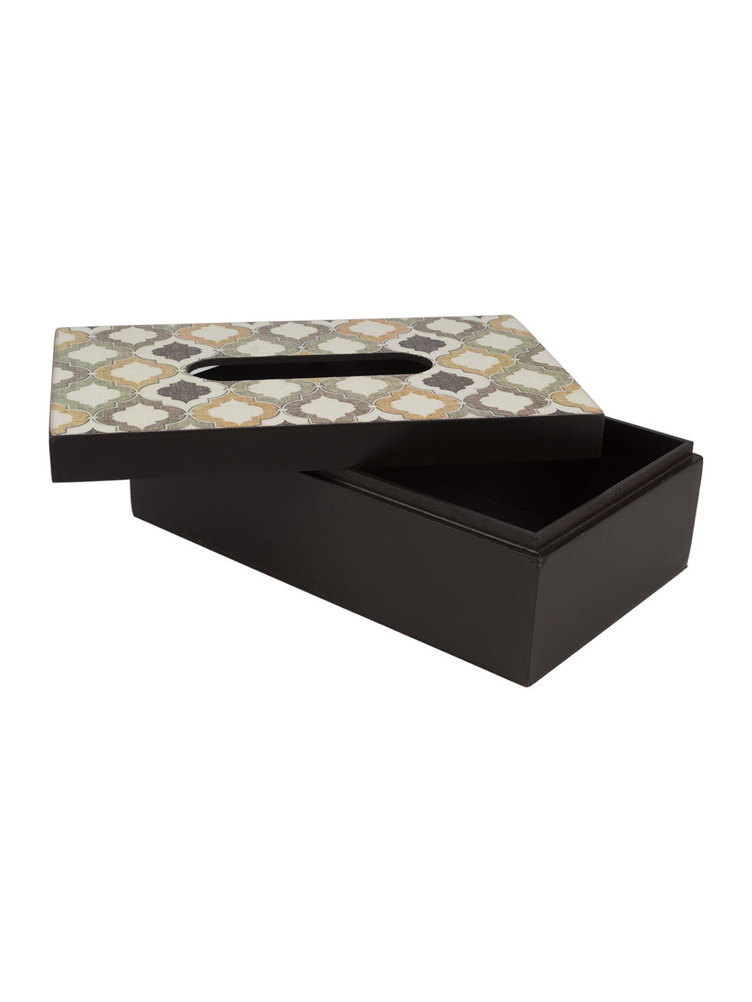 Mdf Brown Rectangular Tissue Box