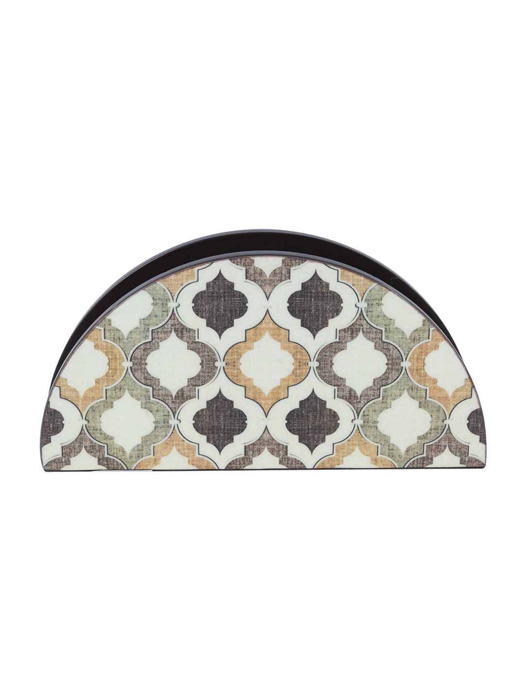 Mdf Brown Rectangular Napkin Holder