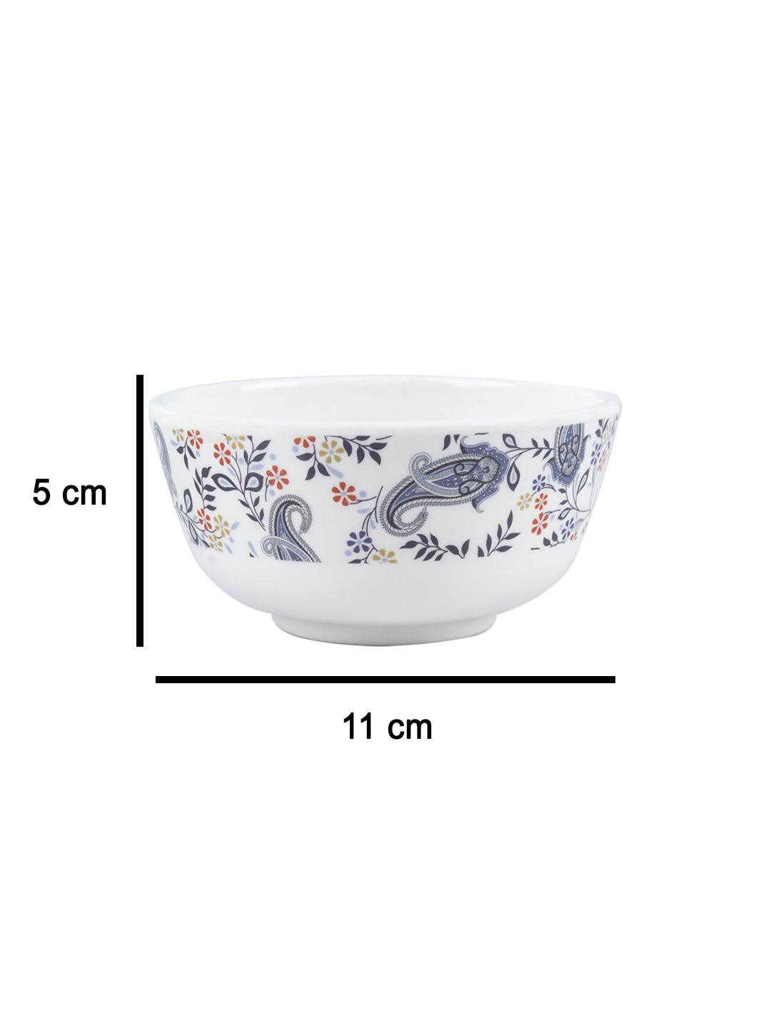 VON CASA Melamine Soup Bowl - Set of 6, White