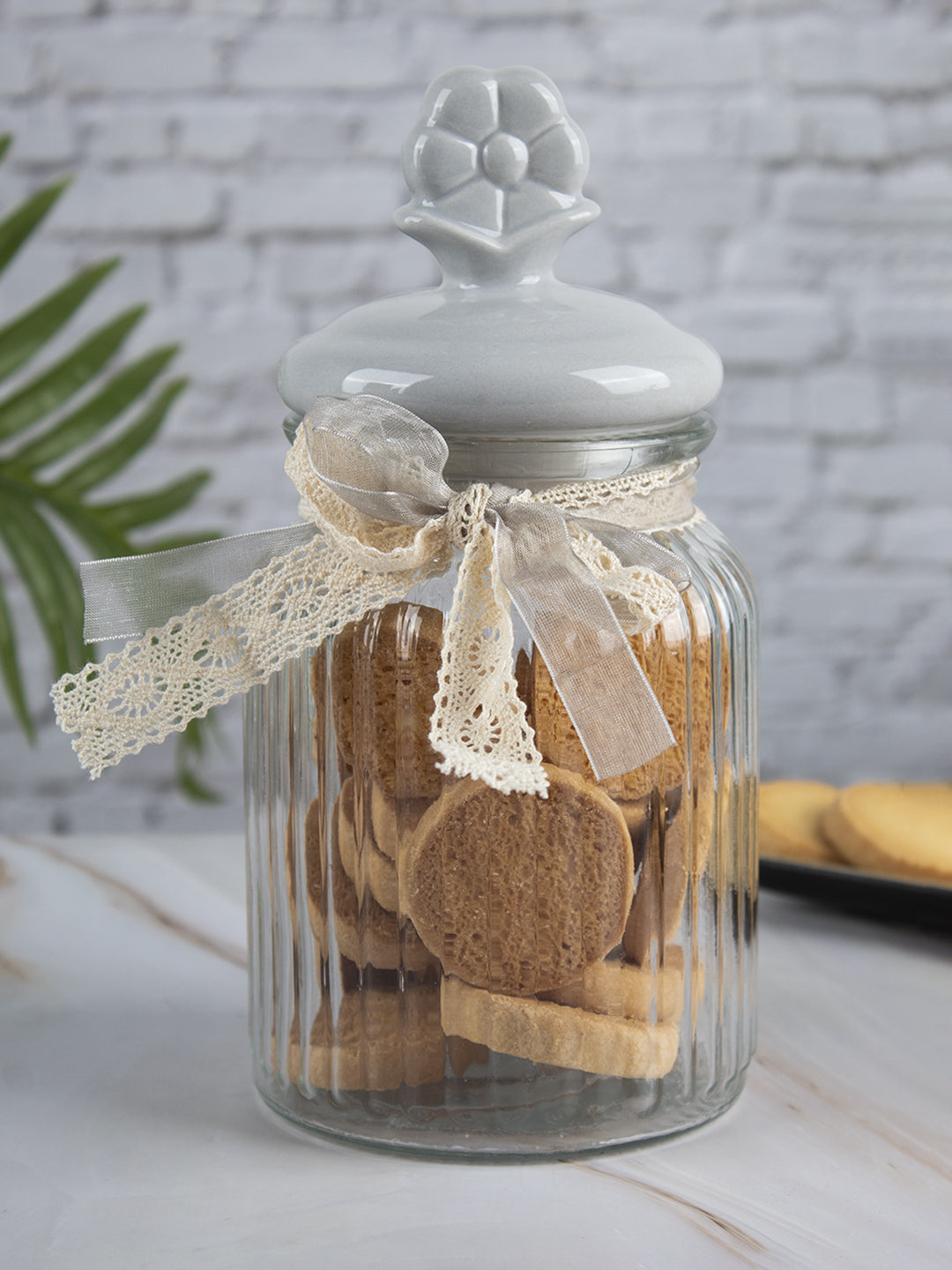 VON CASA Kitchen Storage Jar with Ceramic Lid - 950 mL