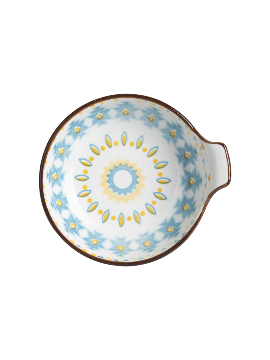 VON CASA 120 Ml Ceramic Serving Bowls - Skyblue, Set Of 2
