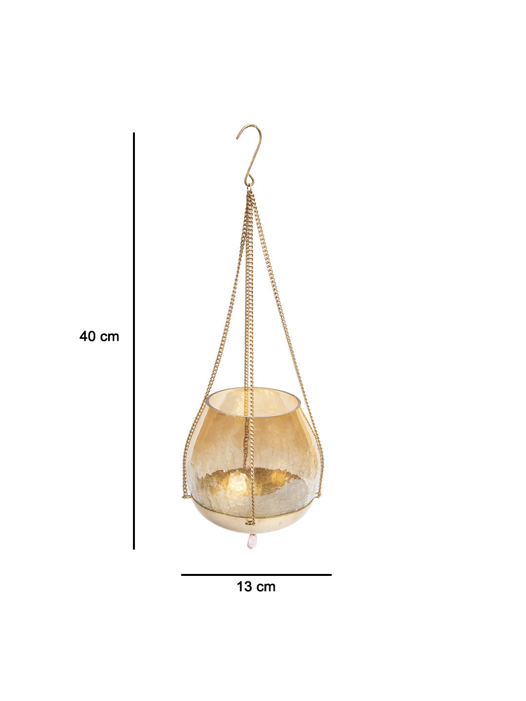 VON CASA Diwali Decoration Item HANGING T-LITE HOLDER