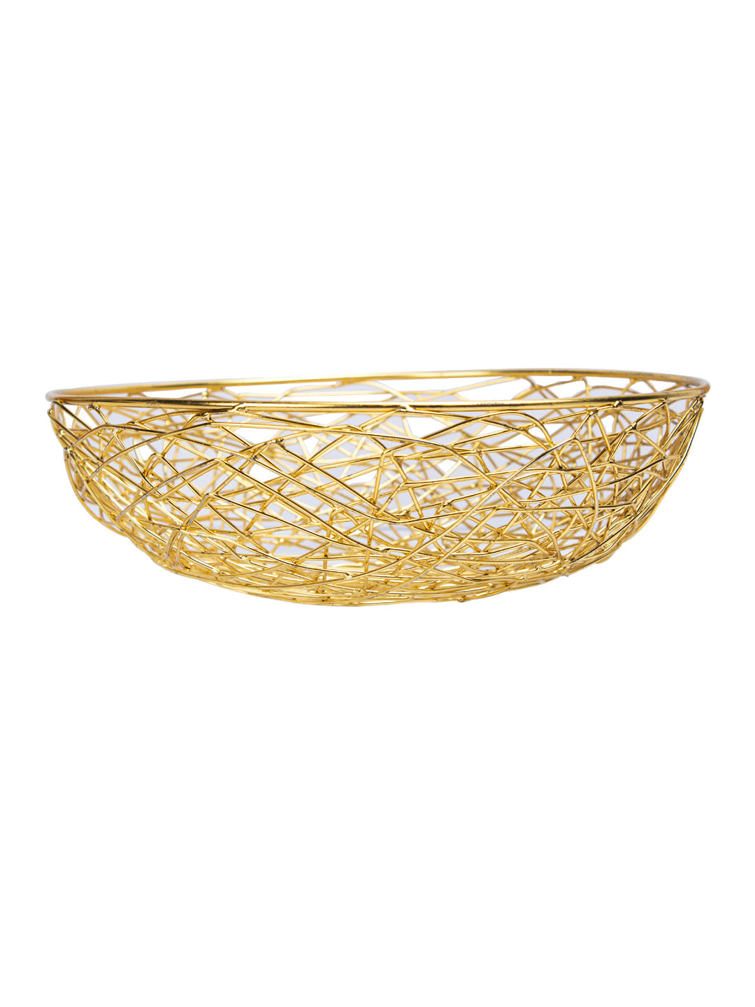 VON CASA Diwali Decoration Item MESH WIRE BOWL