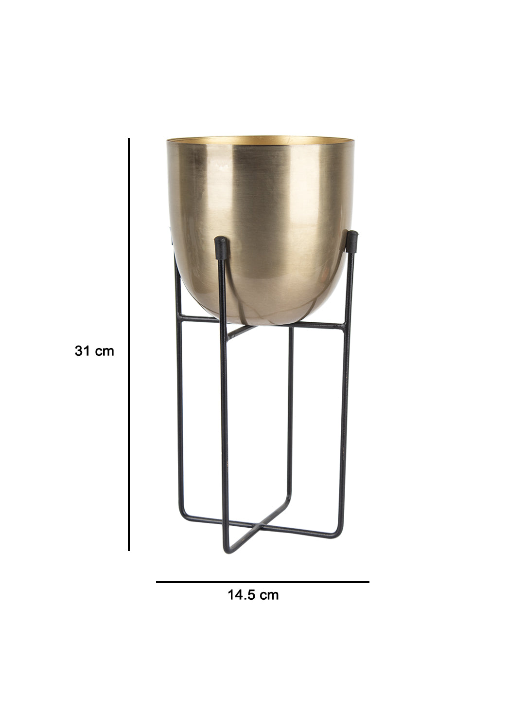 VON CASA Diwali Decoration Item PLANT POT WITH STAND