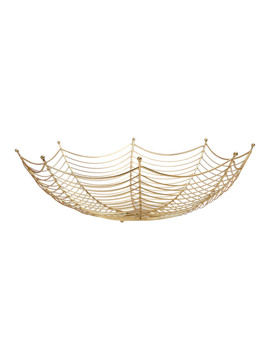 VON CASA Diwali Decoration Item SPIDER WEB BOWL