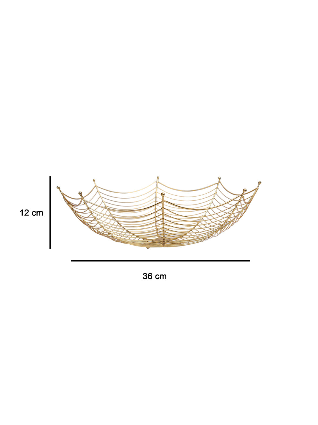 VON CASA Diwali Decoration Item SPIDER WEB BOWL