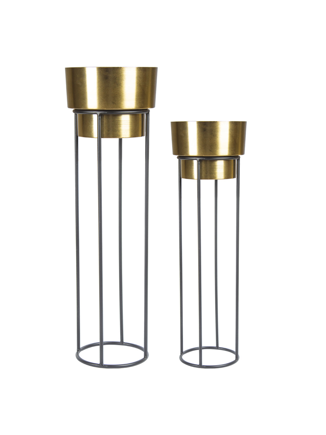 VON CASA Diwali Decoration Item PLANTER STAND LARGE AND SMALL PACK OF 2