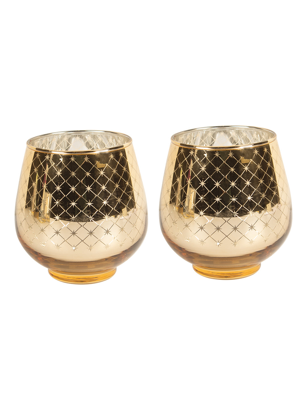 VON CASA Diwali Tealight Candle Holders Pack Of 2 Pcs
