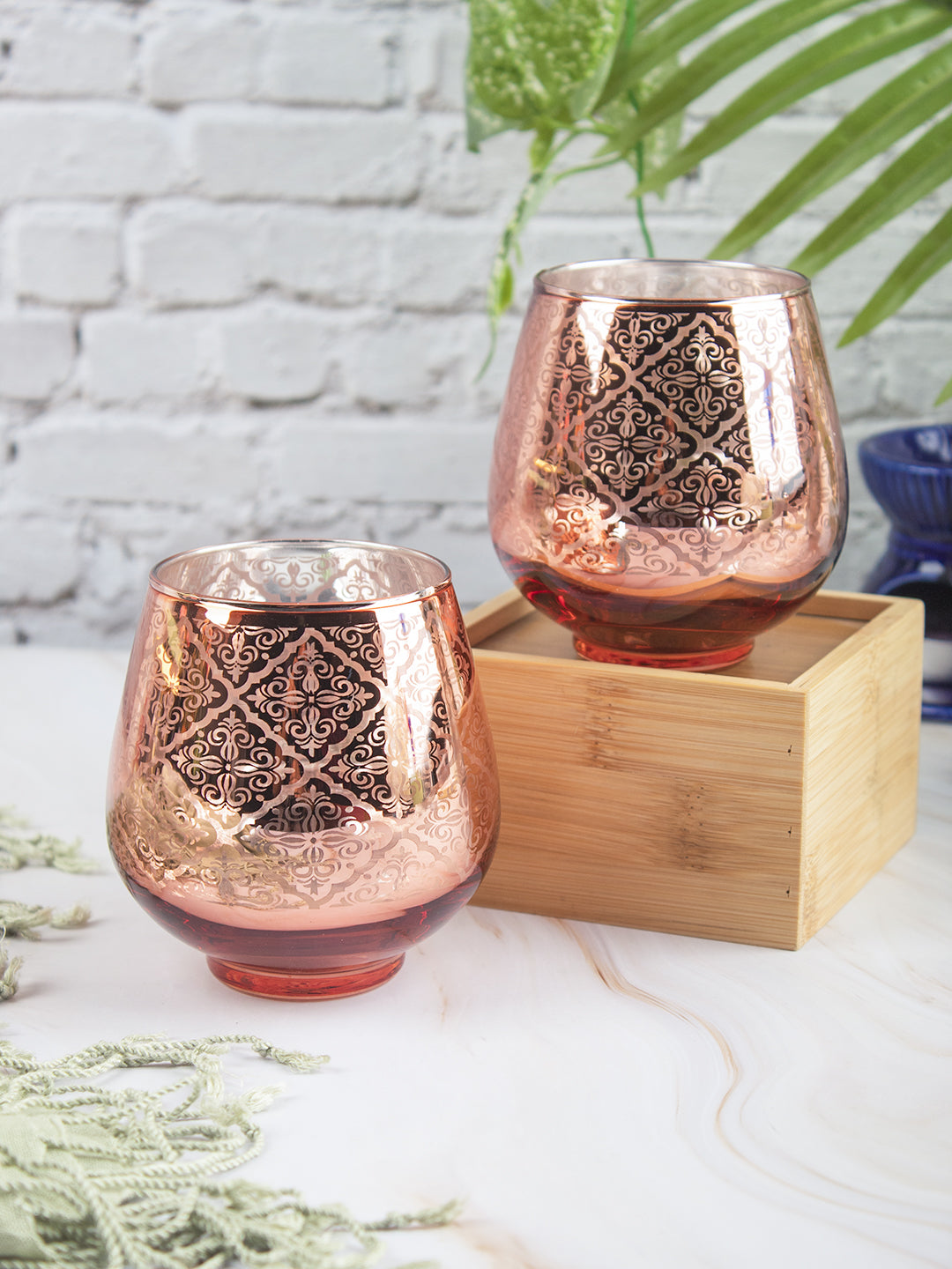 VON CASA Decorative Tealight Candle Holders Pack Of 2 Pcs