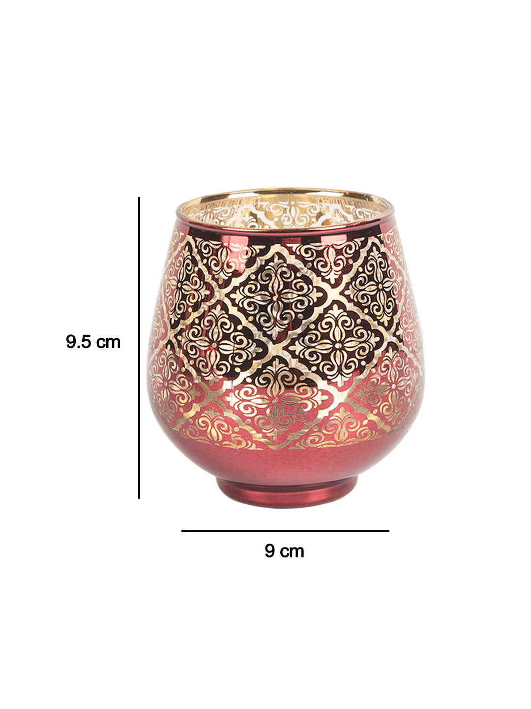 VON CASA Diwali Decorating Tealight Candle Holders Pack Of 2 Pcs