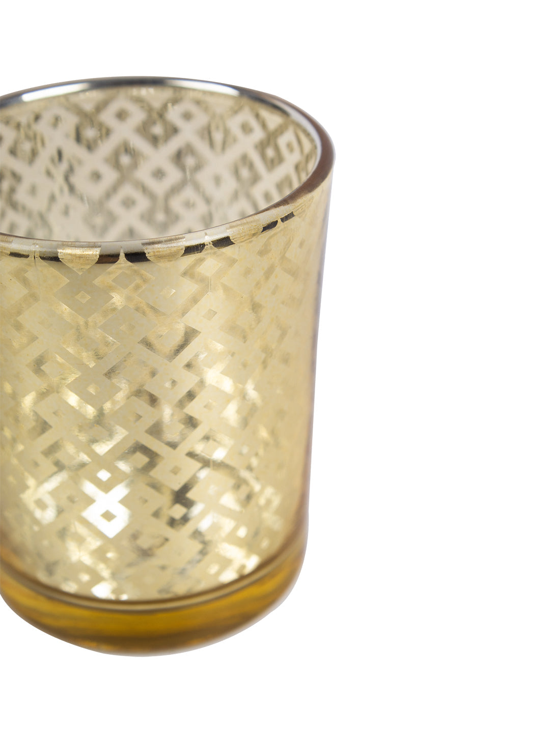 VON CASA Diwali Home Decoration Tealight Candle Votive Holders Pack Of 3 Pcs