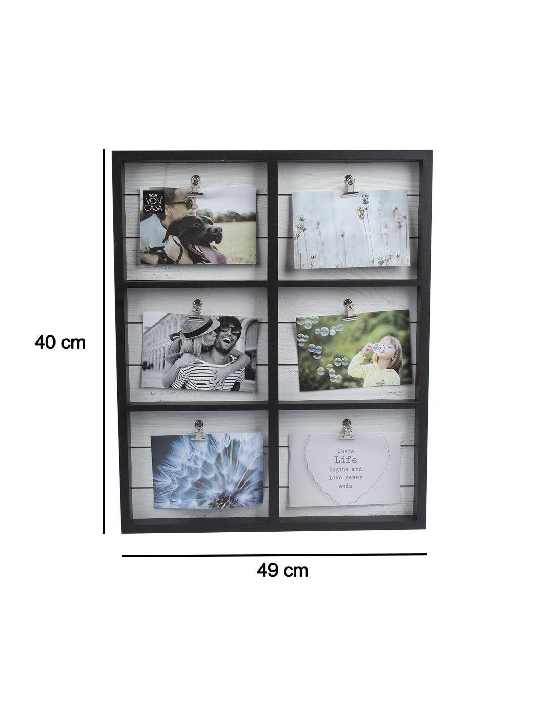 VON CASA Wall Photo Frame - 15 X 20 Inch (Black)