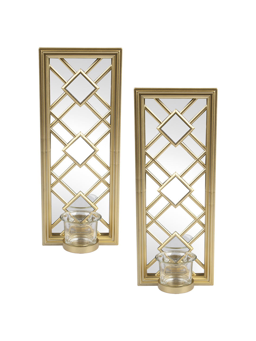 VON CASA Decorative Vertical Wall Sconce Candle Holder