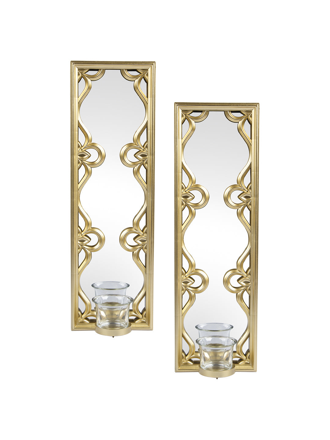 VON CASA Decorative Wall Mount Candle Votive Sconce