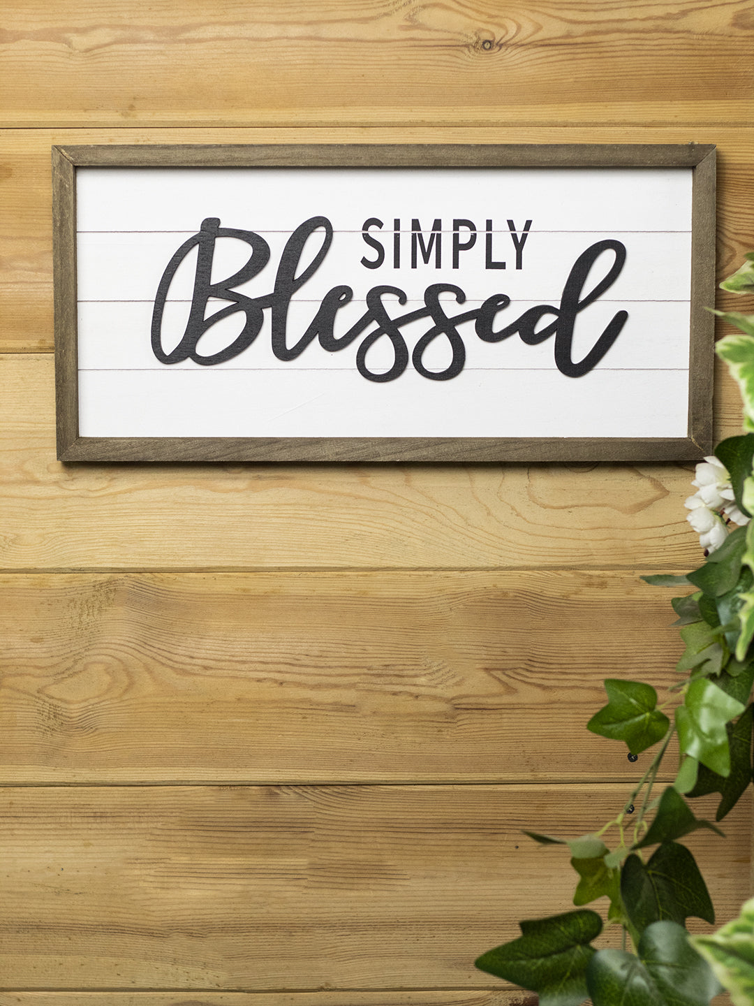 VON CASA Decorative Wall Plaques - SIMPLY Blessed