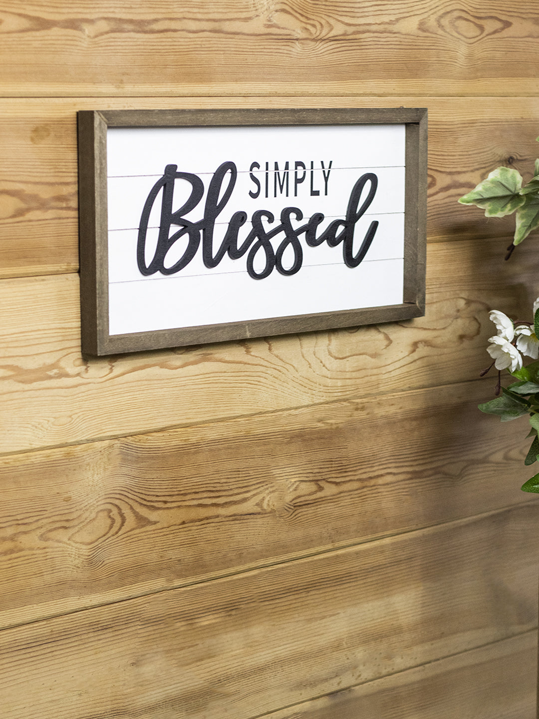 VON CASA Decorative Wall Plaques - SIMPLY Blessed
