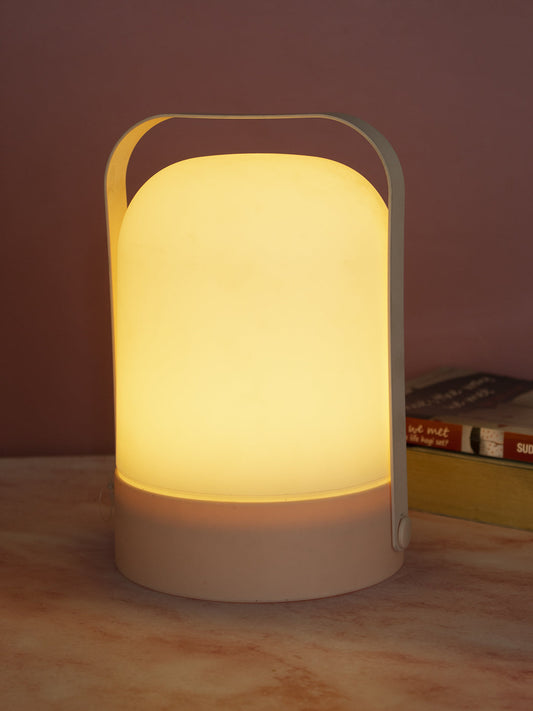 VON CASA Decorative Lantern, Lamp, Battery Operated, for Outdoor & Indoor Hanging, Table Decoration, Pink, Plastic