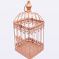VON CASA Hanging Cage Planter, Decorative, Home & Office Decor, Copper Finish, Iron