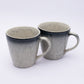 VON CASA Mug Set, Tea & Coffee Mug Set, Soup Mug, Handmade, Ivory, Ceramic, Set of 2