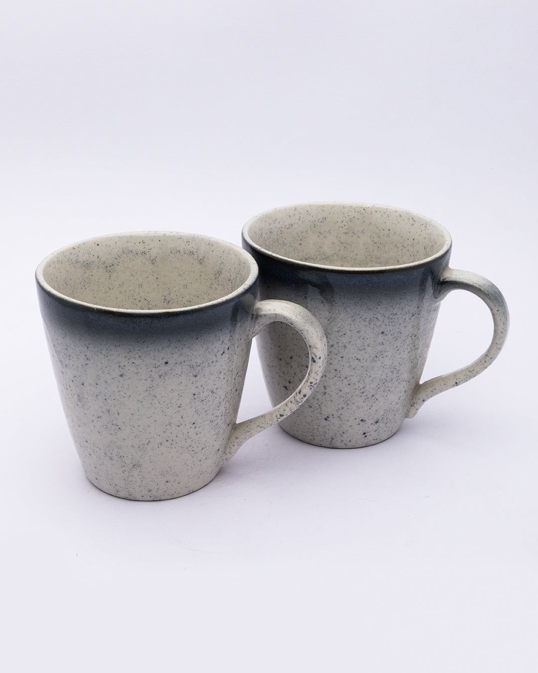 VON CASA Mug Set, Tea & Coffee Mug Set, Soup Mug, Handmade, Ivory, Ceramic, Set of 2
