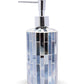 VON CASA Soap Dispenser, Silver, Glass, 400 mL