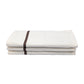 VON CASA Zero Twist Face Towel, White, Cotton, Set of 3
