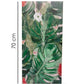 VON CASA Botanical Hand Made Oil Painting, Gallery Wraped, Green, Canvas - Von Casa