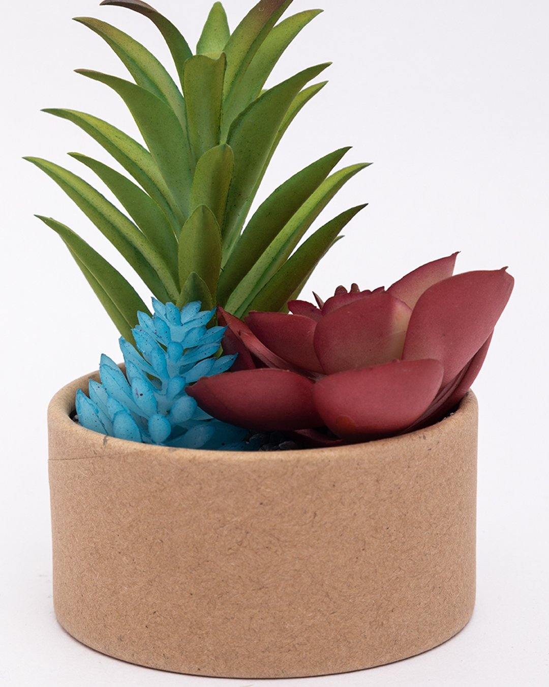 VON CASA VON CASA Artificial Flower with Pot, Multicolour, Plastic & Paper - Von Casa
