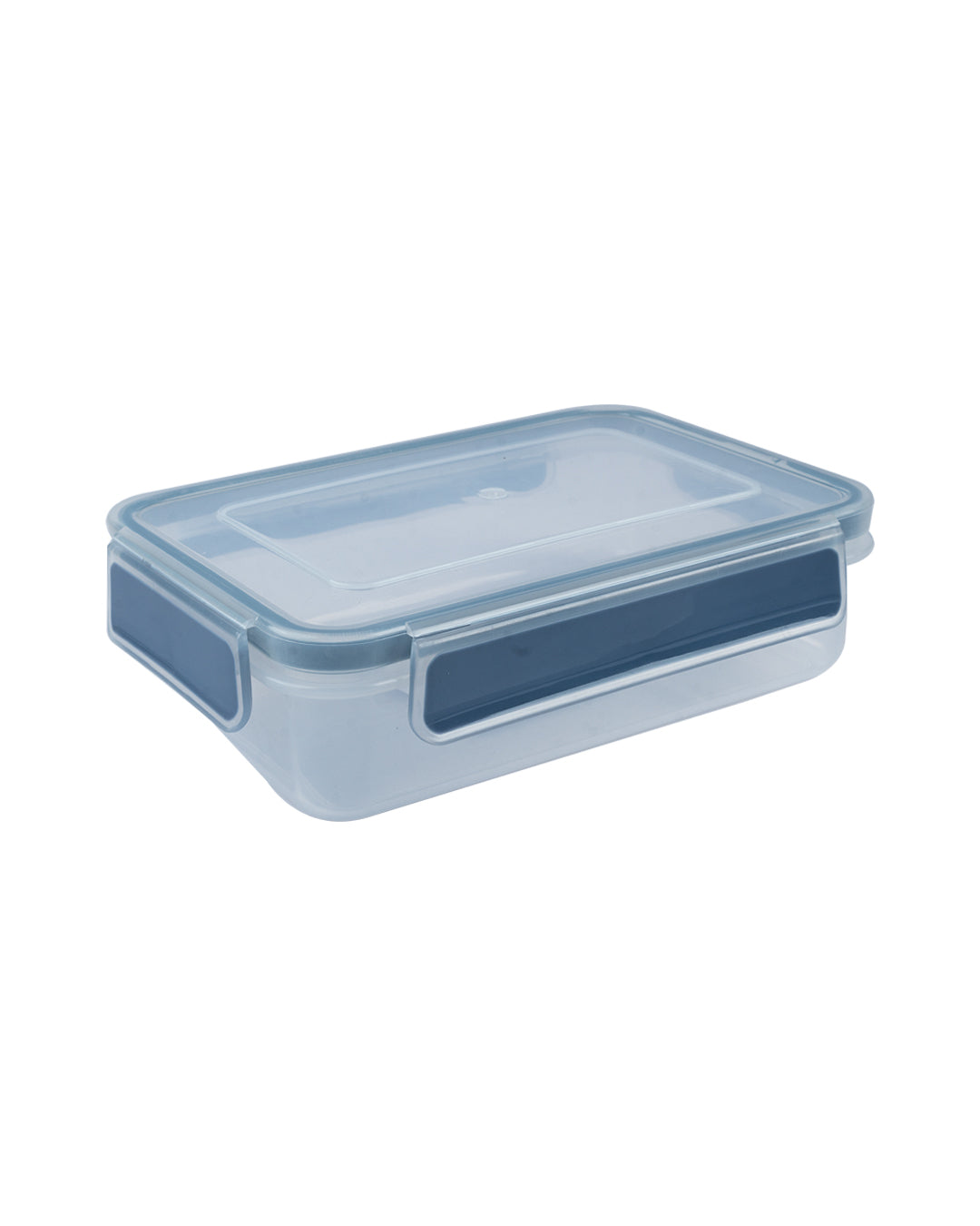 VON CASA Food Storage Container, with Clip Lock, Blue, Plastic, 600 mL