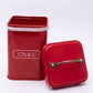 VON CASA Chai Jar, Kitchen Decorative, Countertop Metal Storage Jar, Red, Mild Steel | (1 Litre)