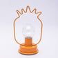 VON CASA Decorative Bulb, Light, Cordless, Battery Operated, Orange, Iron